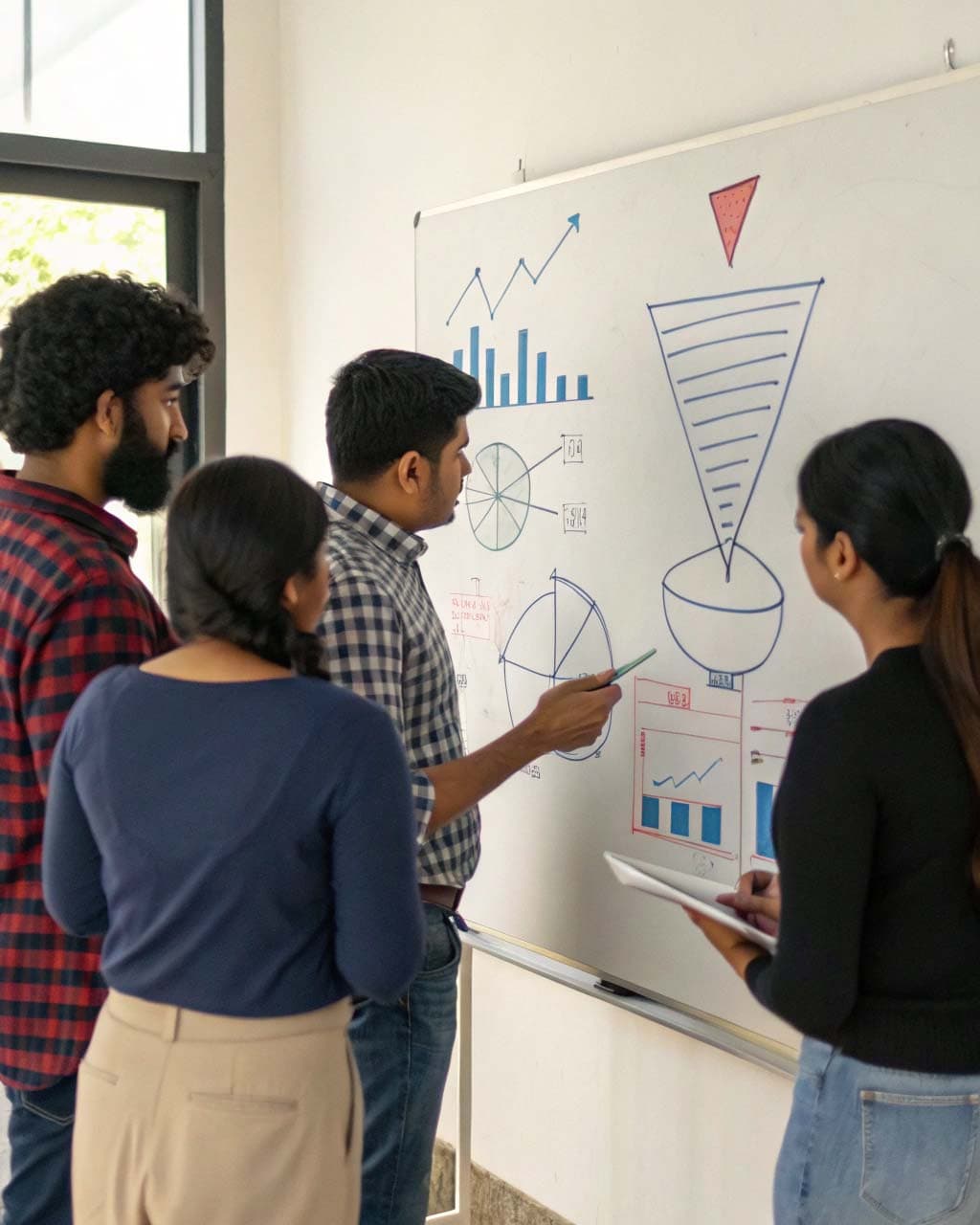 PaydAds team marketing meeting